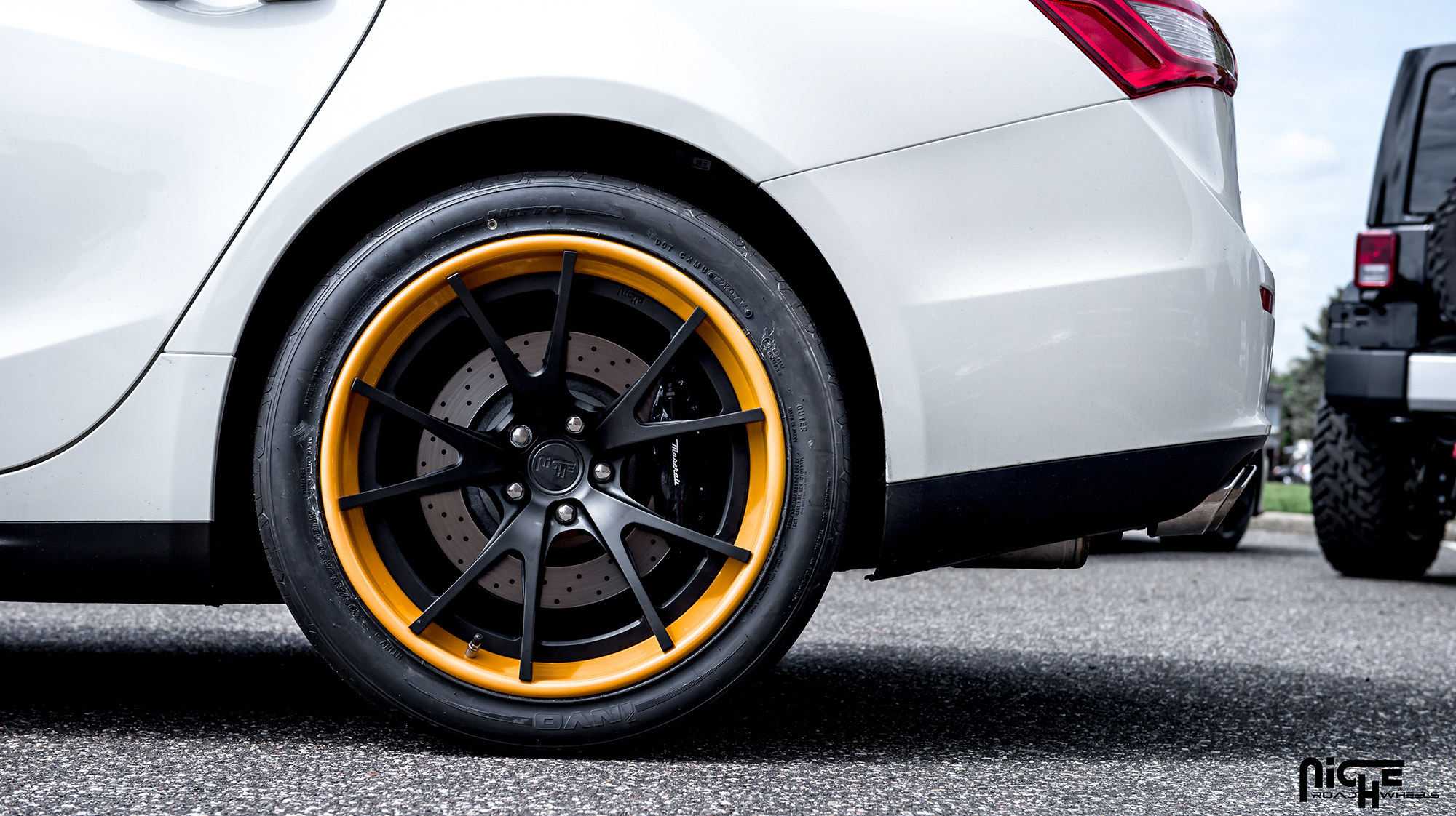 photo 3 Maserati Ghibli custom wheels Niche Stüttgart 20x9.0, ET , tire size 245/20 R20. 20x10.5 ET 295/35 R20