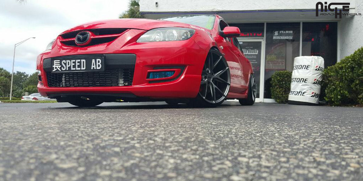 photo 4 Mazda MAZDASPEED3 custom wheels Niche Misano - M116 19x9.5, ET , tire size 215/35 R19. x ET 