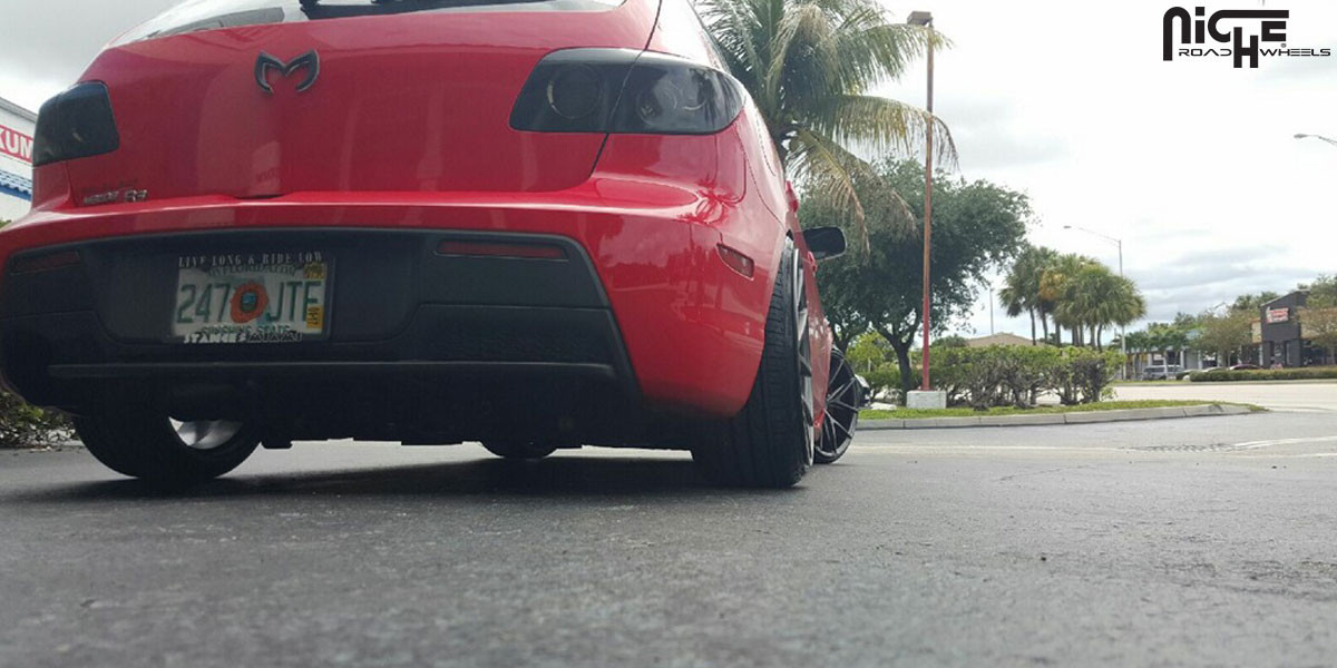 photo 5 Mazda MAZDASPEED3 custom wheels Niche Misano - M116 19x9.5, ET , tire size 215/35 R19. x ET 