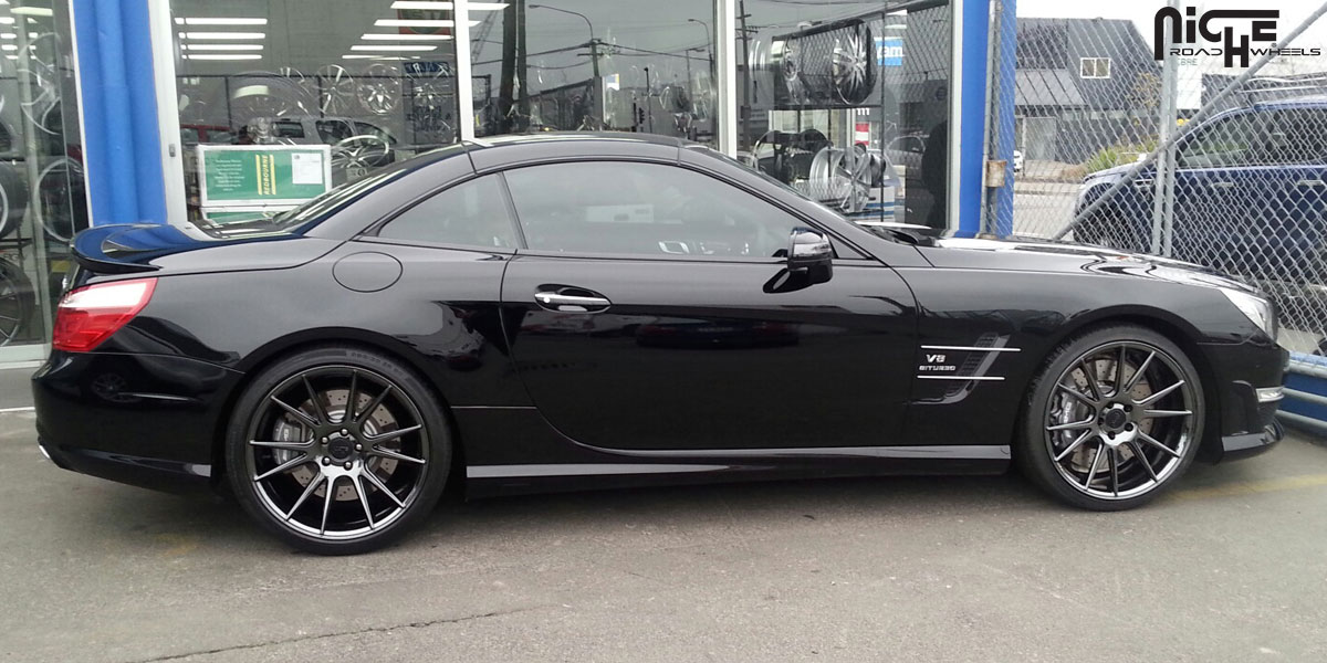 photo 2 Mercedes-Benz AMG SL custom wheels Niche Vicenza - M154 20x9.0, ET , tire size 255/30 R20. 20x10.0 ET 285/30 R20