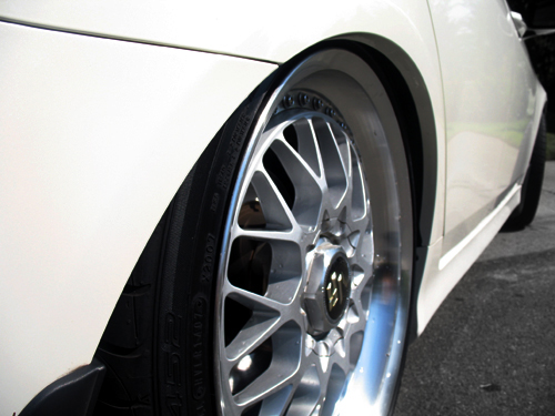 photo 2 Acura TSX custom wheels Volk EVO III 18x8.0, ET +45, tire size 225/40 R18. 18x9.0 ET+42 235/40 R18