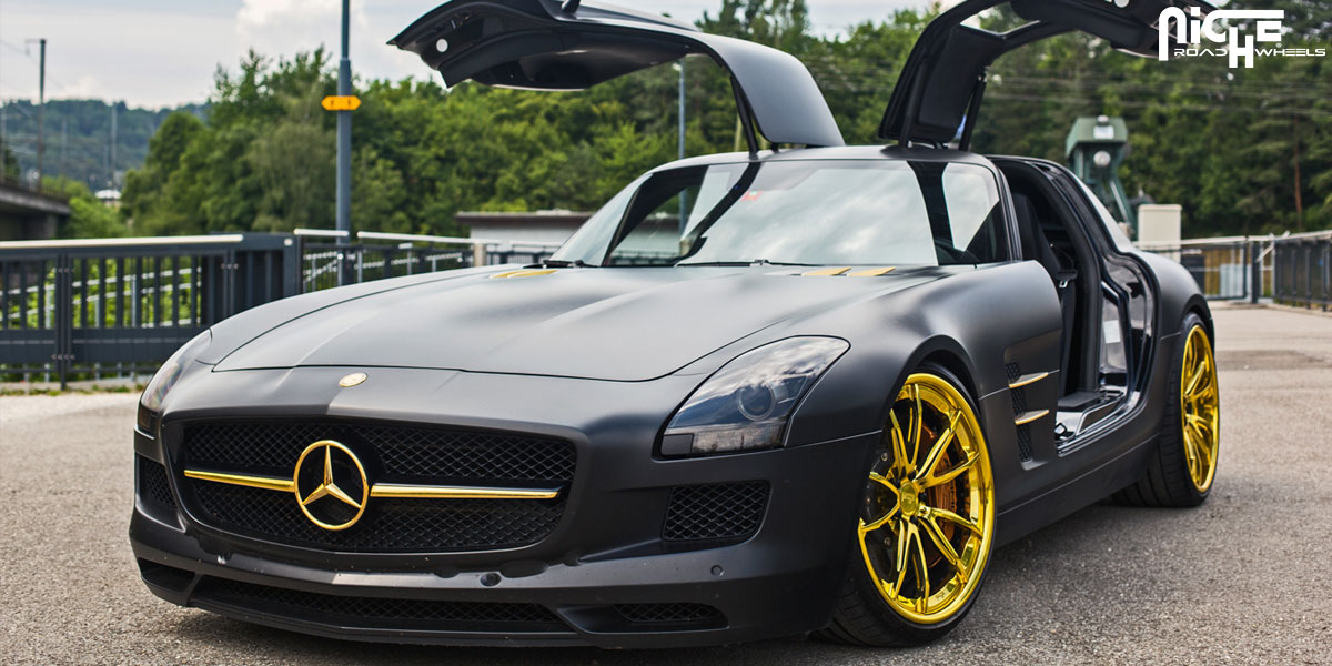 photo 2 Mercedes-Benz SLS AMG custom wheels Niche Monza 20x9.5, ET , tire size X R20. 20x11.0 ET