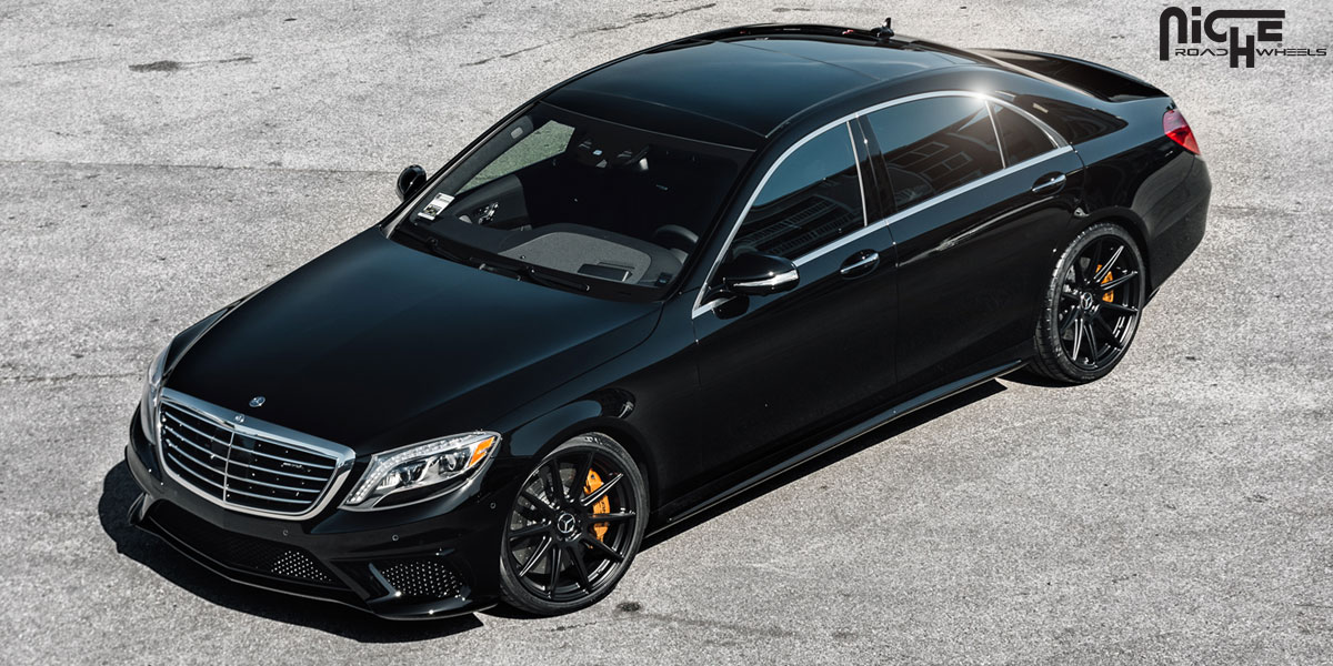 photo 3 Mercedes-Benz AMG S custom wheels Niche Essen - M147 21x9.0, ET , tire size 245/30 R21. 21x10.5 ET 295/30 R21