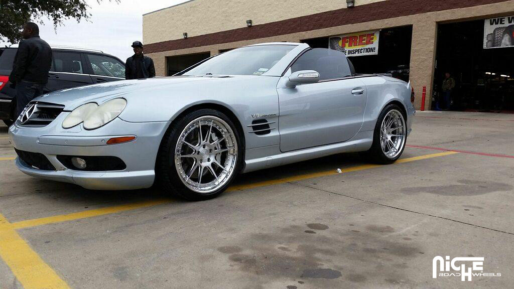 photo 2 Mercedes-Benz SL-Class custom wheels Niche Chicane - H81 20x, ET +25, tire size 245/35 R20. 20x ET+27 295/30 R20