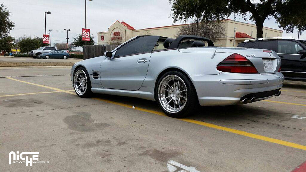 photo 3 Mercedes-Benz SL-Class custom wheels Niche Chicane - H81 20x, ET +25, tire size 245/35 R20. 20x ET+27 295/30 R20