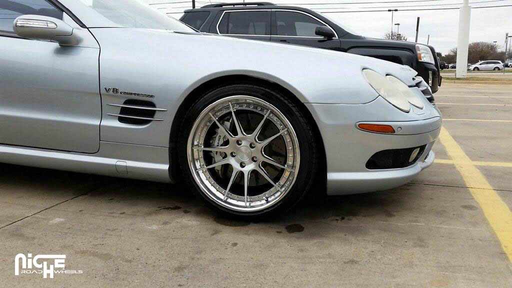 photo 4 Mercedes-Benz SL-Class custom wheels Niche Chicane - H81 20x, ET +25, tire size 245/35 R20. 20x ET+27 295/30 R20