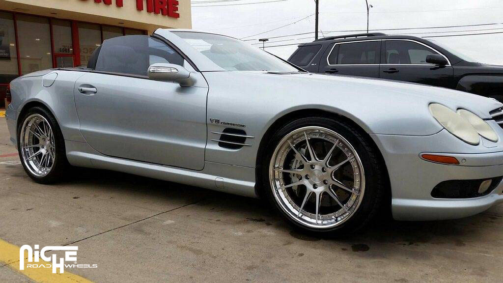photo 5 Mercedes-Benz SL-Class custom wheels Niche Chicane - H81 20x, ET +25, tire size 245/35 R20. 20x ET+27 295/30 R20