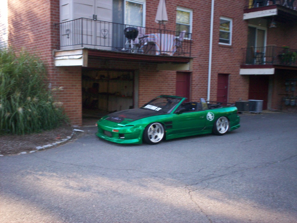 photo 2 Nissan S13 custom wheels Veilside Andrew Dish 18x10.0, ET -3, tire size 225/40 R18. 18x12.0 ET-3 275/35 R18