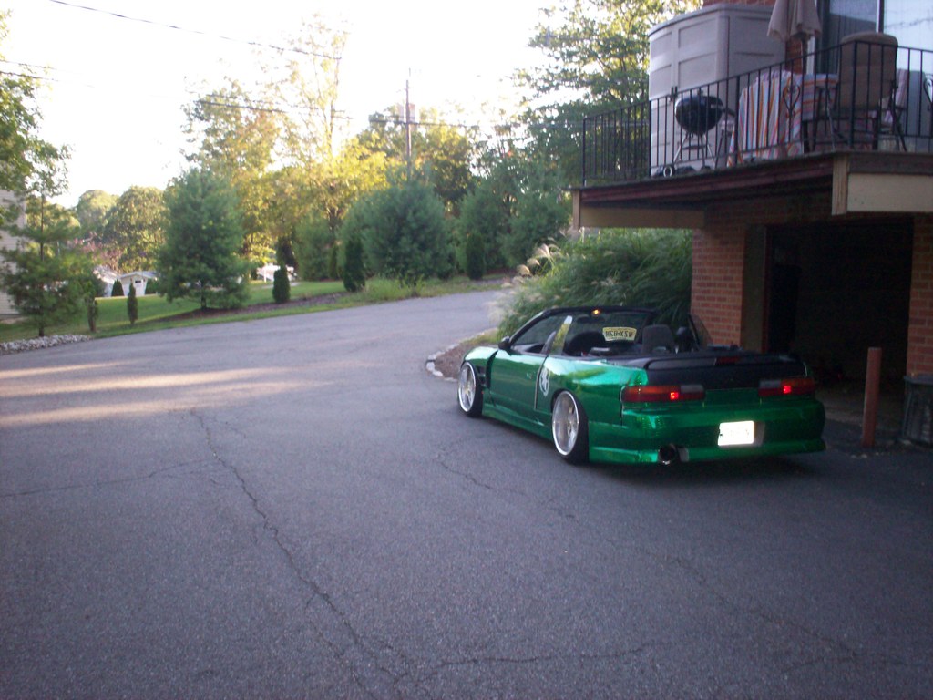photo 3 Nissan S13 custom wheels Veilside Andrew Dish 18x10.0, ET -3, tire size 225/40 R18. 18x12.0 ET-3 275/35 R18