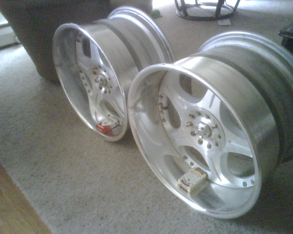 photo 7 Nissan S13 custom wheels Veilside Andrew Dish 18x10.0, ET -3, tire size 225/40 R18. 18x12.0 ET-3 275/35 R18