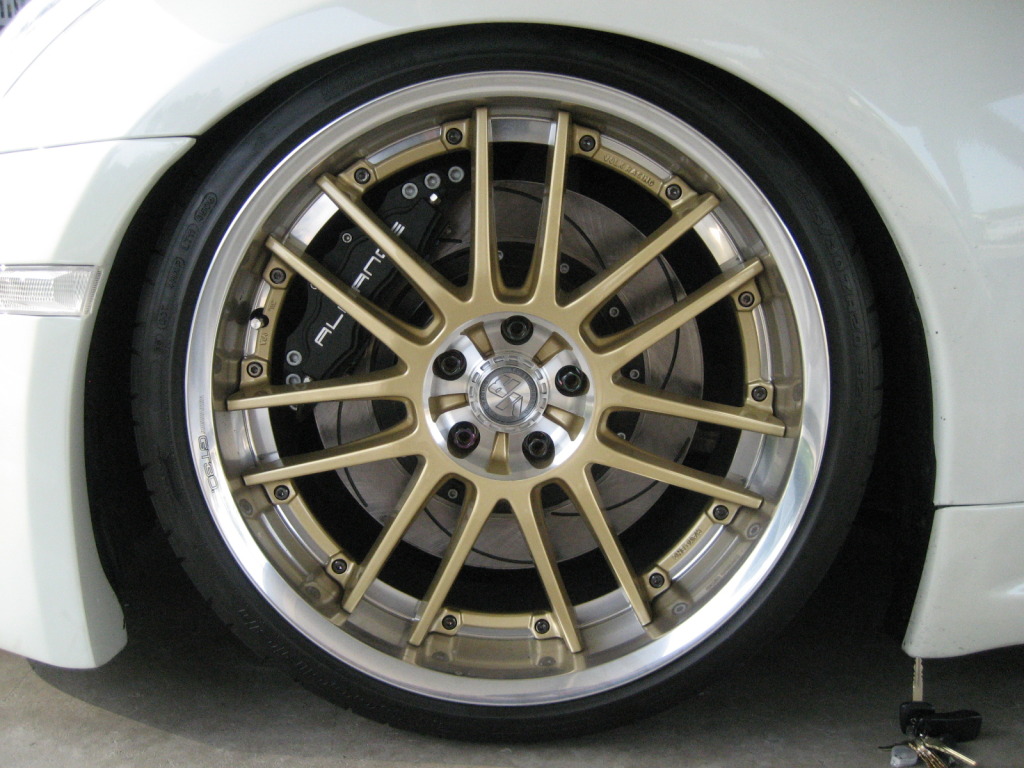 photo 5 Infiniti G35 custom wheels Rays Engineering Volk Racing GT30 20x9.5, ET +23, tire size 255/30 R20. 20x10.5 ET+24 285/30 R20