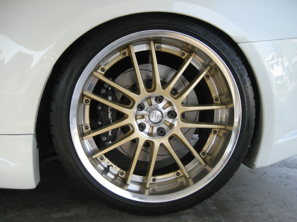 photo 6 Infiniti G35 custom wheels Rays Engineering Volk Racing GT30 20x9.5, ET +23, tire size 255/30 R20. 20x10.5 ET+24 285/30 R20
