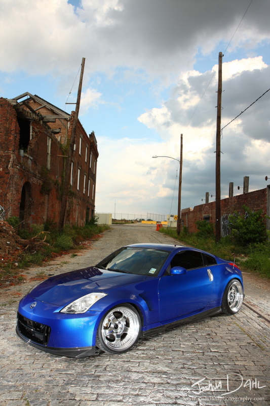 Nissan 350Z custom wheels WORK Meister S1 19x11.0, ET +5, tire size 265 ...