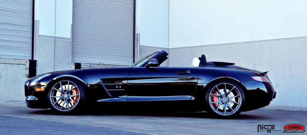 photo 2 Mercedes-Benz SLS AMG custom wheels Niche Misano 19x9.5, ET , tire size X R19. 20x11.0 ET