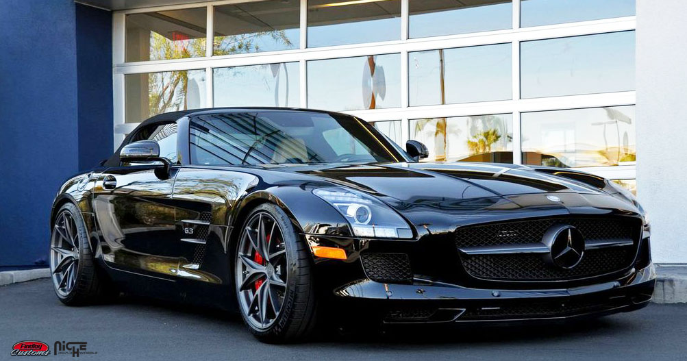photo 4 Mercedes-Benz SLS AMG custom wheels Niche Misano 19x9.5, ET , tire size X R19. 20x11.0 ET