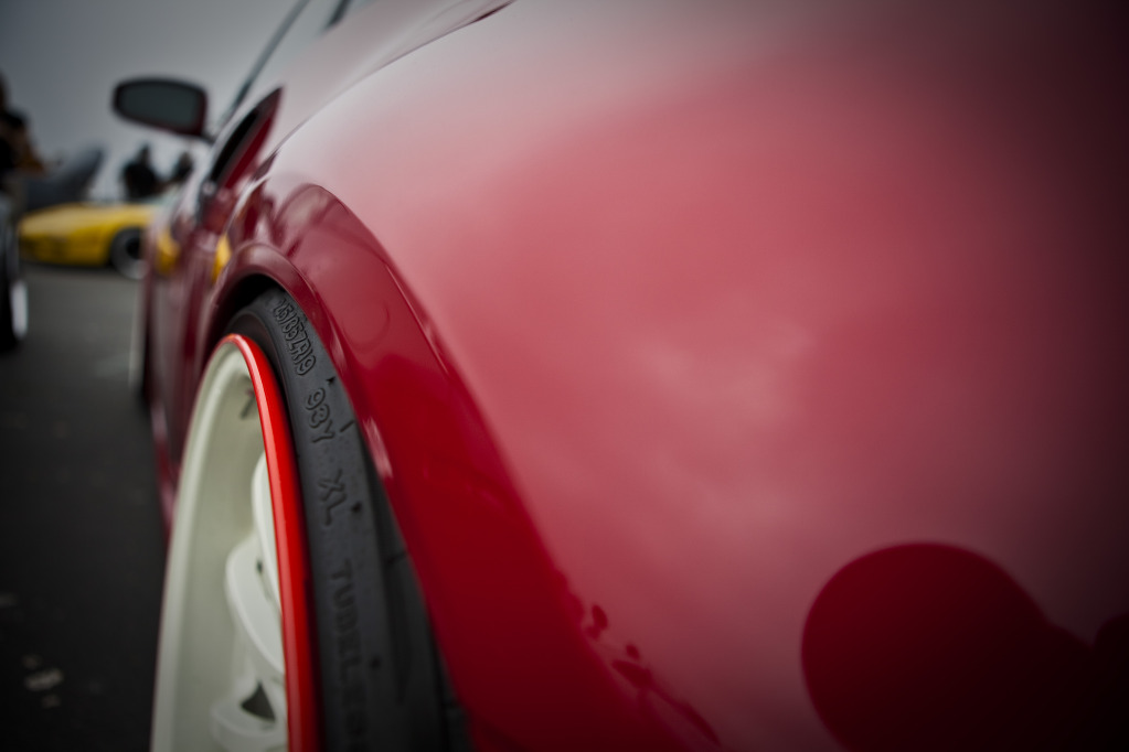 photo 4 Nissan 350Z custom wheels Rays Engineering Volk Racing CE28 19x9.5, ET +7, tire size 225/35 R19. 19x10.5 ET-3 245/35 R19