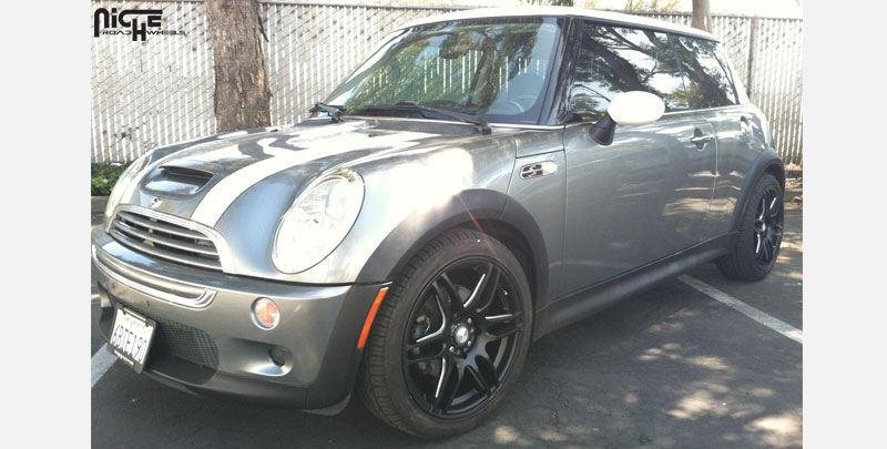 photo 1 MINI Cooper S custom wheels Niche NR6 - M106 17x7.5, ET , tire size 205/45 R17. x ET 