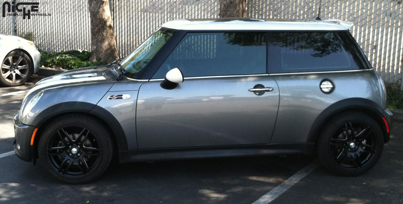 photo 2 MINI Cooper S custom wheels Niche NR6 - M106 17x7.5, ET , tire size 205/45 R17. x ET 