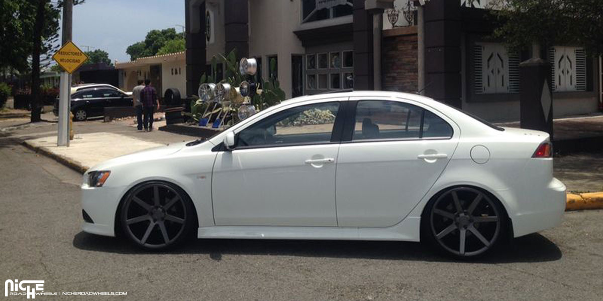 photo 2 Mitsubishi Lancer custom wheels Niche Verona - M149 20x10.0, ET , tire size 225/35 R20. x ET 