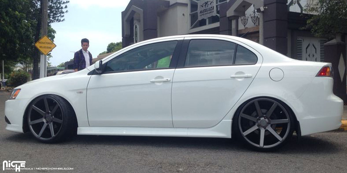photo 3 Mitsubishi Lancer custom wheels Niche Verona - M149 20x10.0, ET , tire size 225/35 R20. x ET 