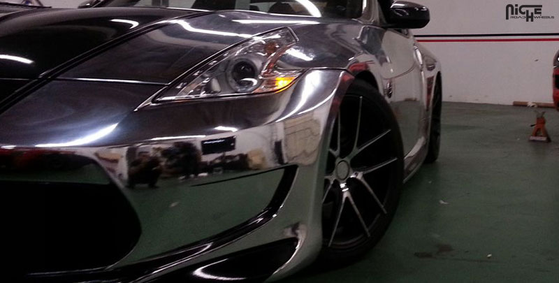 photo 2 Nissan 370Z custom wheels Niche Targa - M129 19x8.5, ET , tire size X R19. 19x10.0 ET