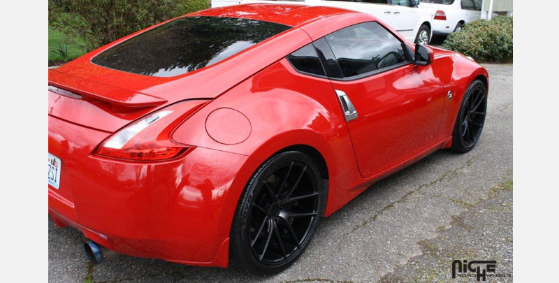 photo 1 Nissan 370Z custom wheels Niche Targa - M130 19x9.5, ET , tire size X R19. 20x10.5 ET