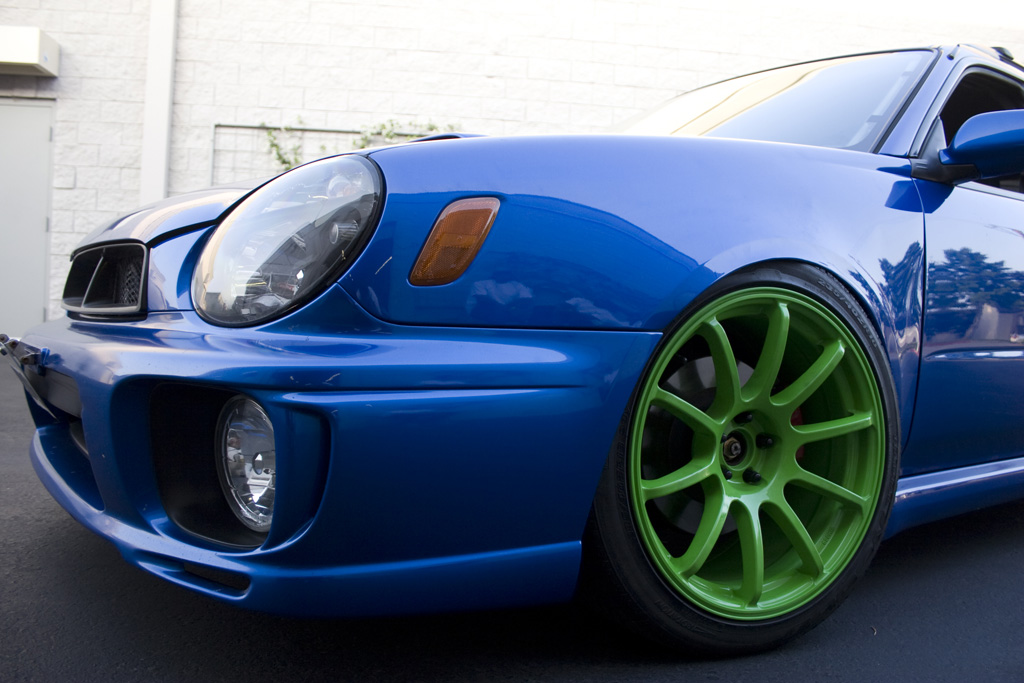 photo 7 Subaru Impreza WRX custom wheels Rota G-Force 18x9.0, ET +35, tire size 235/40 R18. x ET 