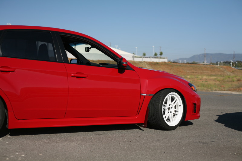 photo 18 Subaru Impreza WRX STi custom wheels Enkei RPF1 18x10.0, ET +35, tire size 265/35 R18. 18x10.0 ET+38 