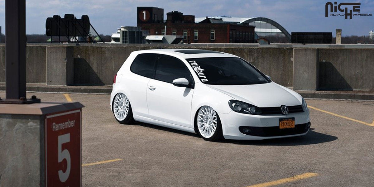 photo 4 Volkswagen Golf custom wheels Niche Citrine - M156 19x8.5, ET +42, tire size 255/35 R19. x ET