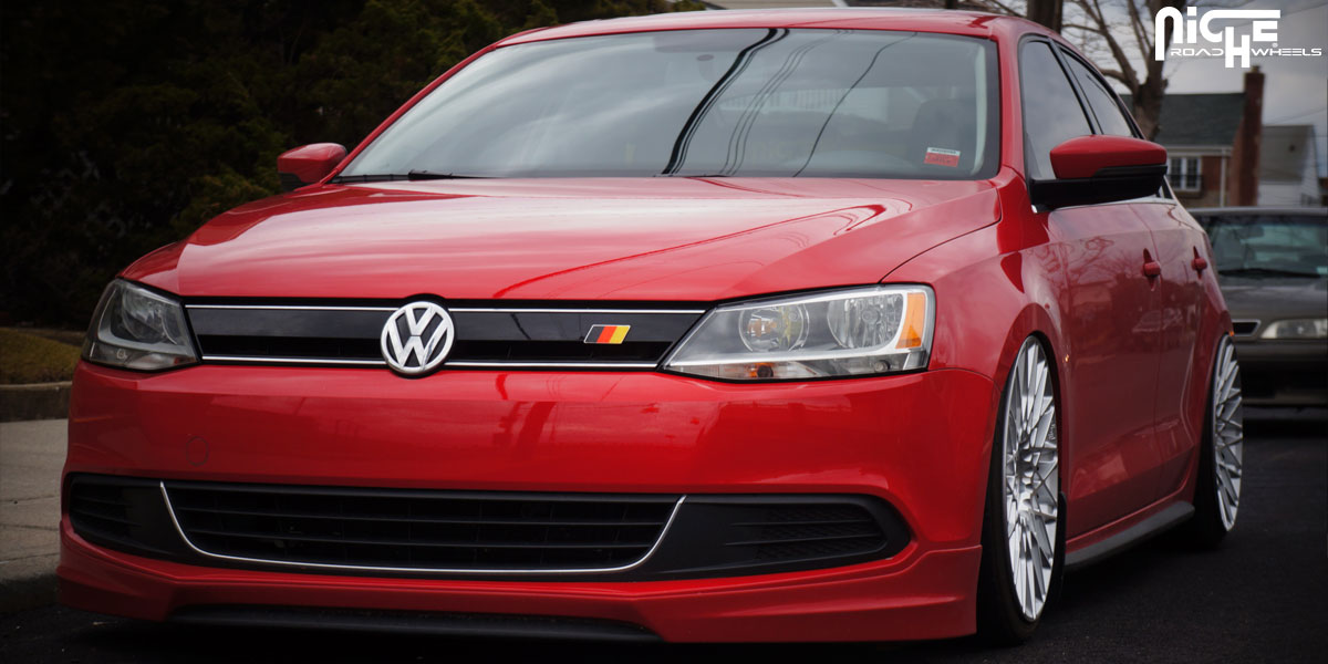 photo 3 Volkswagen Jetta custom wheels Niche Citrine - M161 19x8.5, ET +42, tire size 215/35 R19. 19x9.5 ET+48 
