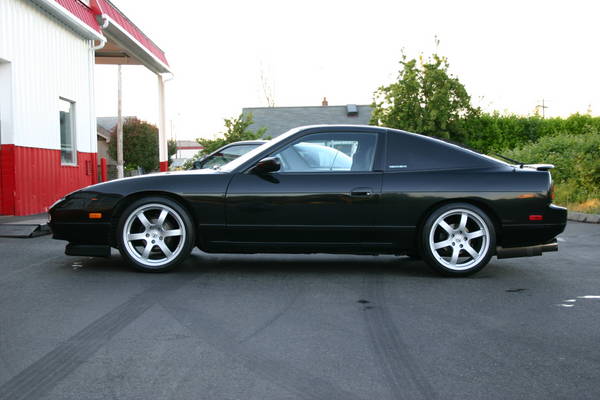 photo 1 Nissan S13 custom wheels Rays Engineering Nissan 350z 18x8.0, ET +30, tire size 225/40 R18. 18x8.5 ET+33 