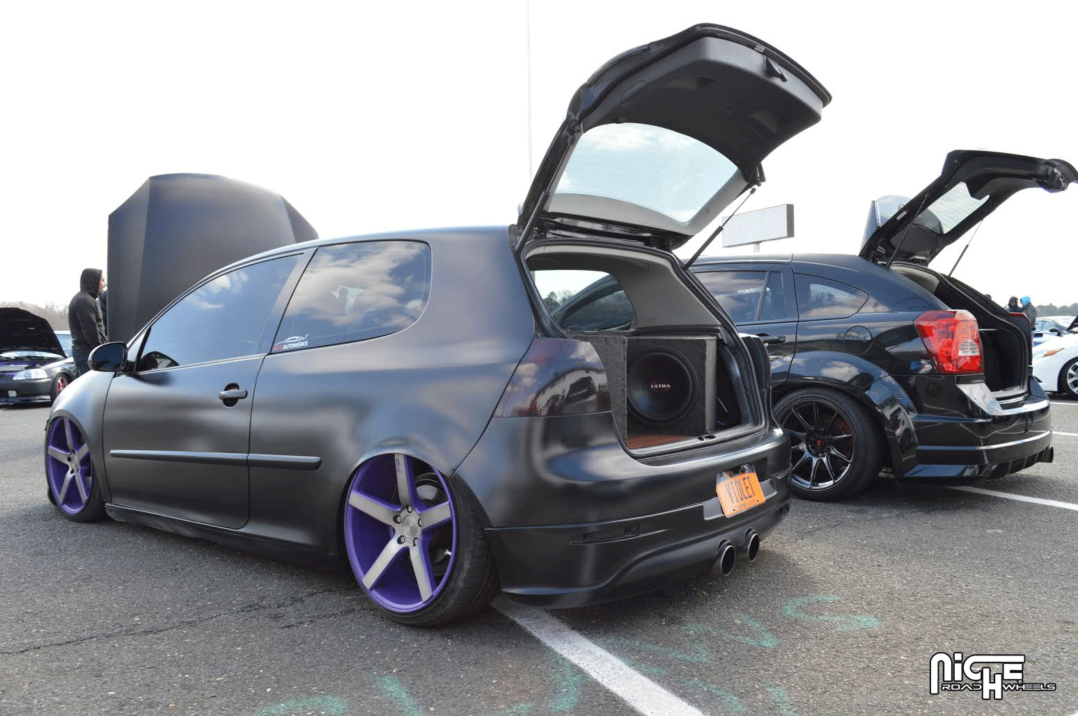 photo 3 Volkswagen Golf custom wheels Niche Milan - M134 19x8.5, ET , tire size 215/35 R19. 19x9.5 ET 