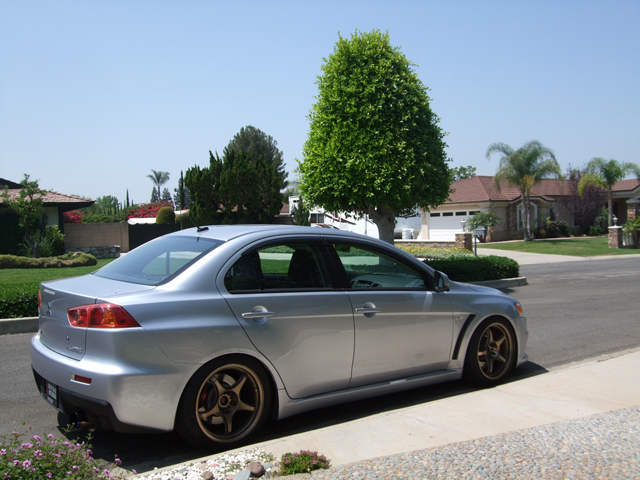 photo 3 Mitsubishi Lancer Evolution custom wheels 5zigen FN01RC 18x9.5, ET +12, tire size 255/40 R18. x ET
