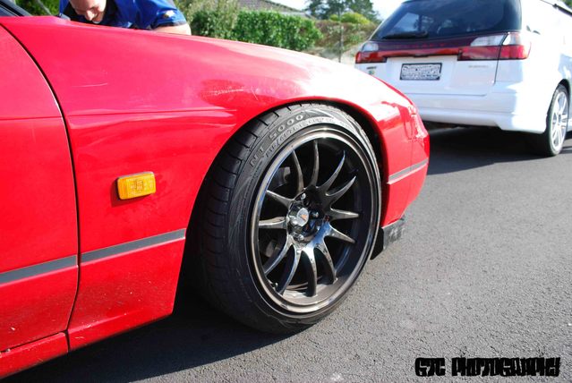 photo 16 Nissan S13 custom wheels Dot Com Racing  17x9.0, ET +15, tire size 215/45 R17. 17x9.0 ET+10 