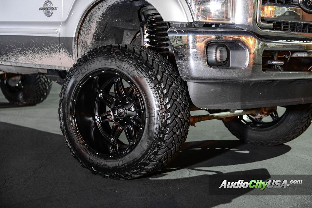 photo 4 Ford F-250 custom wheels Fuel Hostage 22x14.0, ET , tire size 345/55 R22. x ET 