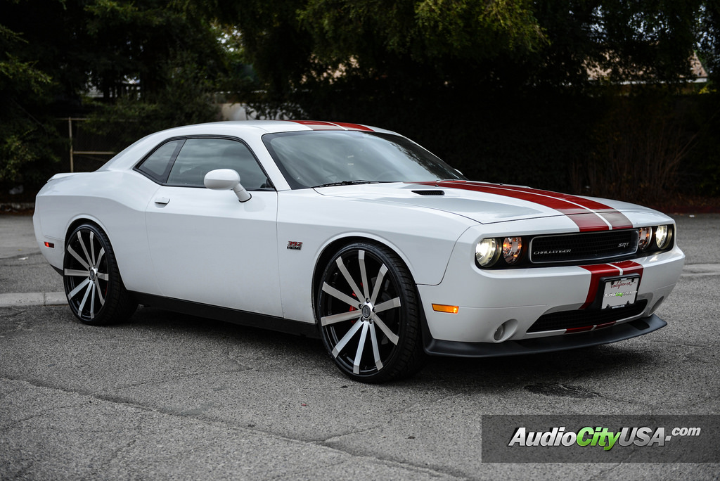 photo 4 Dodge Challenger custom wheels Velocity VW 12 24x10.0, ET , tire size 255/30 R24. x ET