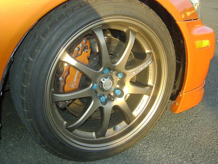 photo 4 Lexus IS 300 custom wheels Work Emotion XD9 18x8.0, ET +45, tire size 225/40 R18. 18x9.0 ET+38 265/35 R18