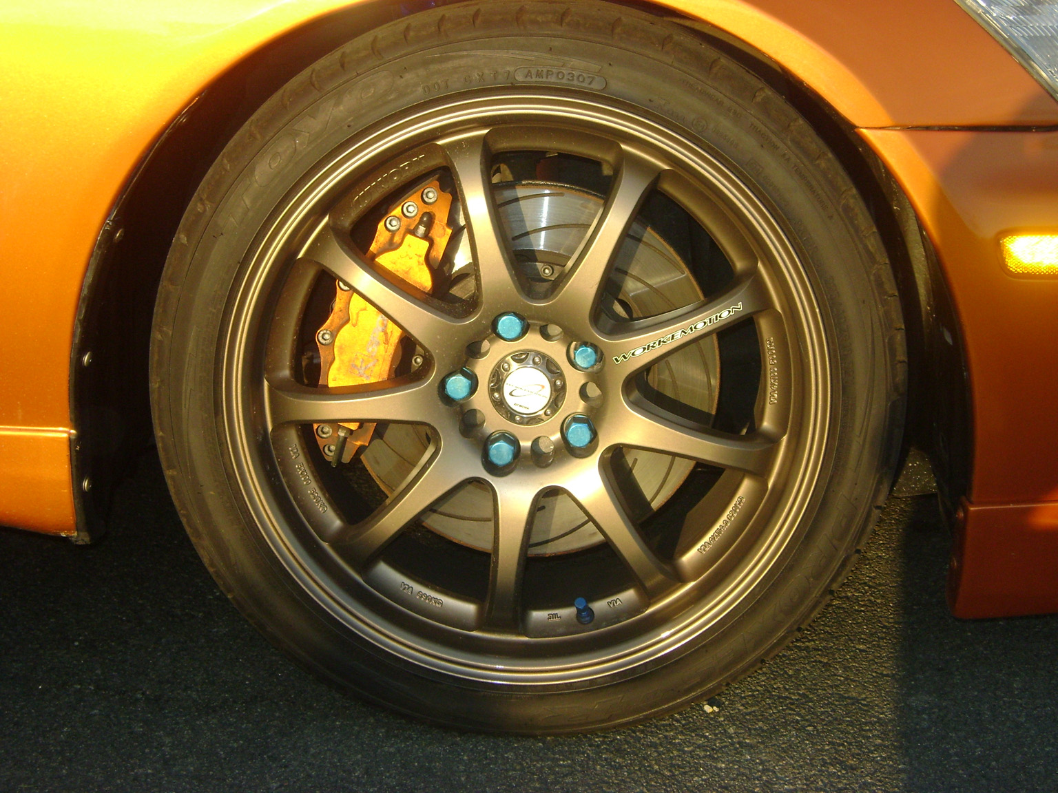 photo 5 Lexus IS 300 custom wheels Work Emotion XD9 18x8.0, ET +45, tire size 225/40 R18. 18x9.0 ET+38 265/35 R18
