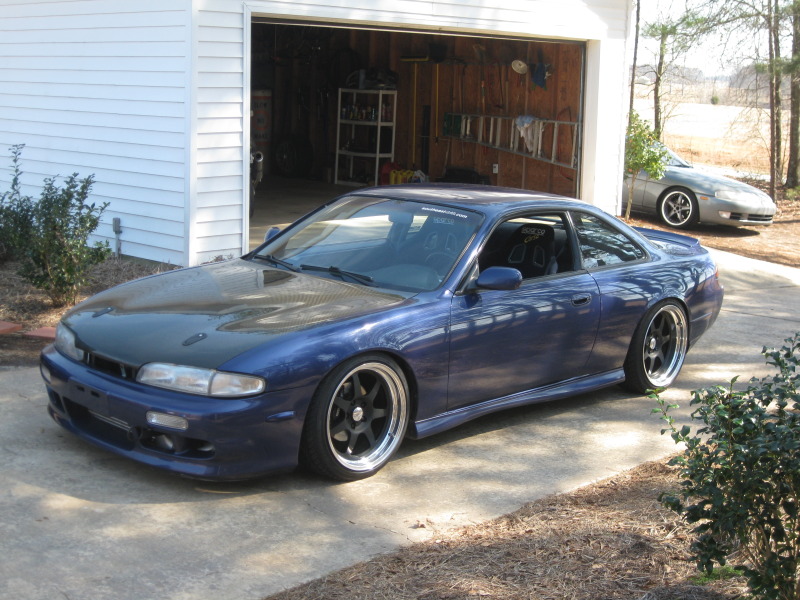 photo 6 Nissan S14 custom wheels J-Lines 7SL2 18x9.5, ET +18, tire size 225/40 R18. 18x9.5 ET+13