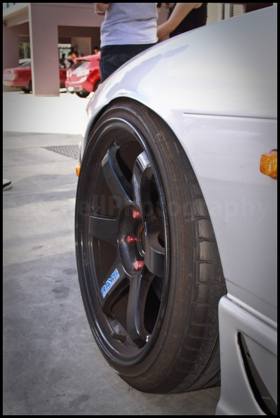 photo 8 Nissan S13 custom wheels RAYS TE37 18x9.5, ET +2, tire size 225/40 R18. 18x10.5 ET+17 235/40 R18