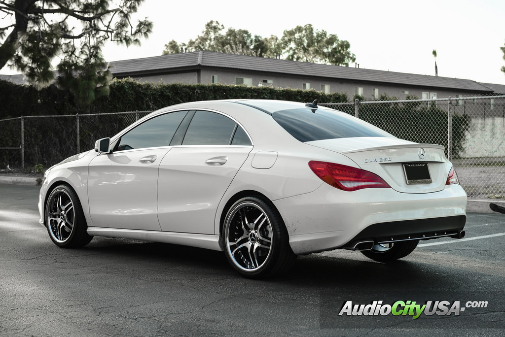 photo 2 Mercedes-Benz CLA-Class custom wheels Euro Mag EM2 19x8.5, ET , tire size 235/35 R19. 19x9.5 ET 265/30 R19