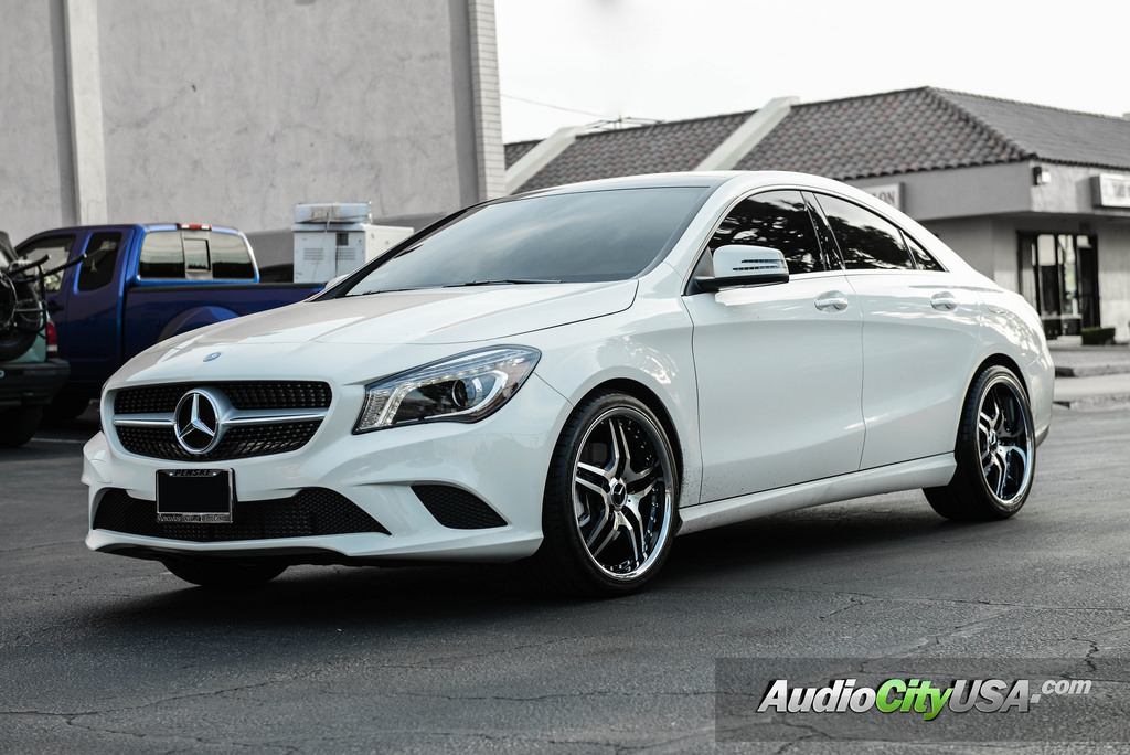 photo 4 Mercedes-Benz CLA-Class custom wheels Euro Mag EM2 19x8.5, ET , tire size 235/35 R19. 19x9.5 ET 265/30 R19