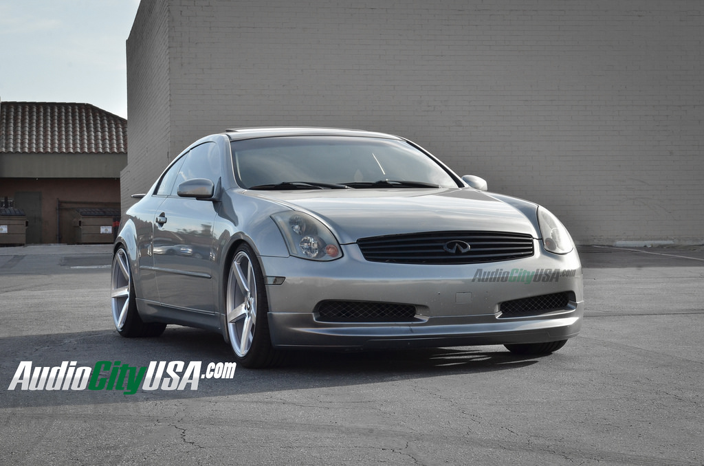 photo 6 Infiniti G35 custom wheels STR 607 20x9.0, ET , tire size 245/30 R20. 20x10.5 ET 275/30 R20