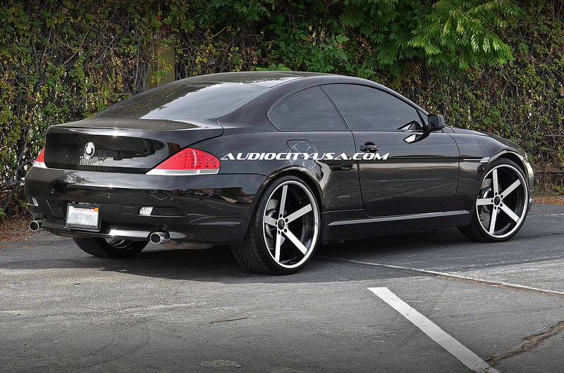 photo 4 BMW 645 custom wheels Giovanna Mecca 22x9.0, ET , tire size 245/30 R22. 22x11.0 ET 295/25 R22
