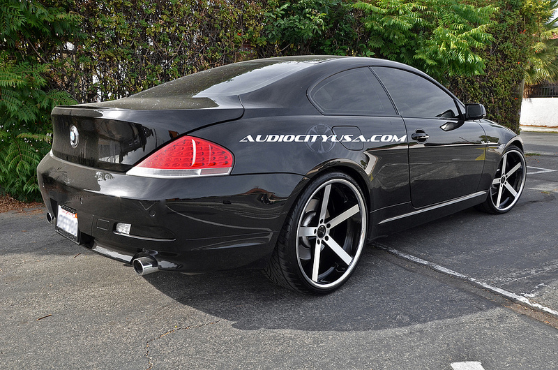 photo 2 BMW 645 custom wheels Giovanna Mecca 22x9.0, ET , tire size 245/30 R22. 22x11.0 ET 295/25 R22