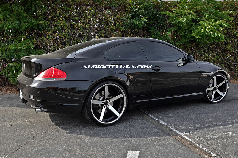 photo 5 BMW 645 custom wheels Giovanna Mecca 22x9.0, ET , tire size 245/30 R22. 22x11.0 ET 295/25 R22