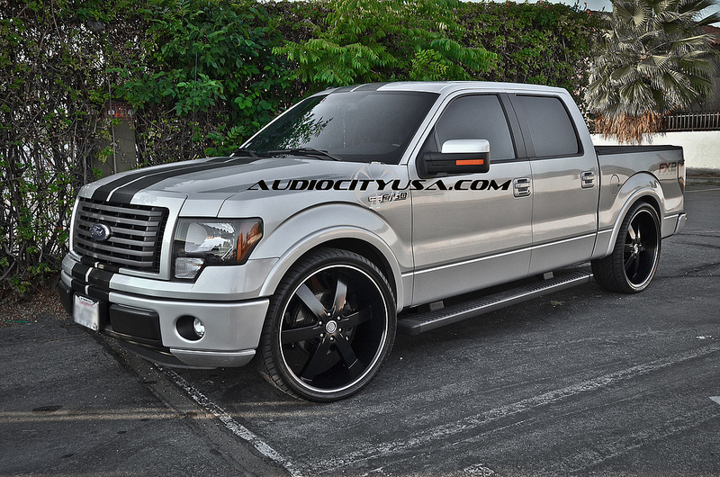 photo 3 Ford F-150 custom wheels U2 55 Black 26x, ET , tire size X R26. x ET 