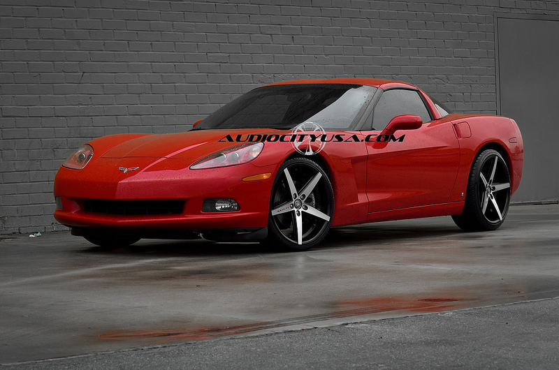 photo 2 Chevrolet Corvette custom wheels Lexani R four 20x8.5, ET , tire size X R20. 20x10.0 ET 