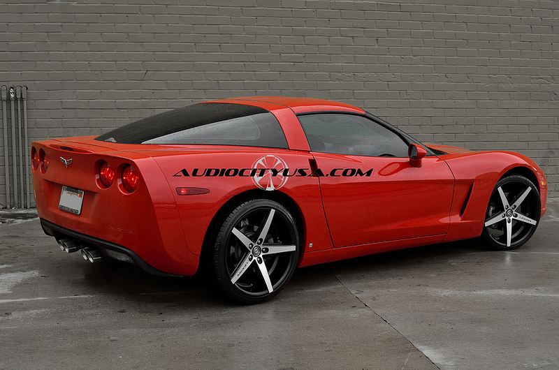 photo 3 Chevrolet Corvette custom wheels Lexani R four 20x8.5, ET , tire size X R20. 20x10.0 ET 