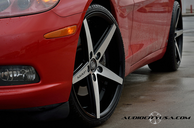 photo 1 Chevrolet Corvette custom wheels Lexani R four 20x8.5, ET , tire size X R20. 20x10.0 ET 